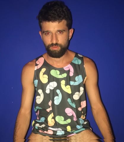 Penis Print Tank Top