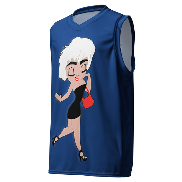 Nikki Finn Unisex Basketball Jersey